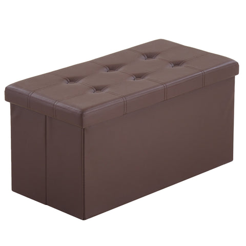 MXP Dream Storage Ottoman - Dark Brown