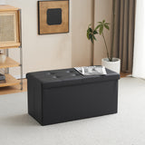 MXP Dream Storage Ottoman - Glossy Black