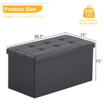 MXP Dream Storage Ottoman - Glossy Black