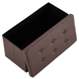 MXP Dream Storage Ottoman - Dark Brown