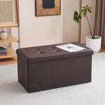 MXP Dream Storage Ottoman - Dark Brown