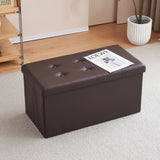 MXP Dream Storage Ottoman - Dark Brown