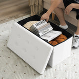 MXP Dream Storage Ottoman - White