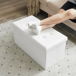 MXP Dream Storage Ottoman - White