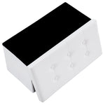 MXP Dream Storage Ottoman - White