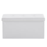 MXP Dream Storage Ottoman - White