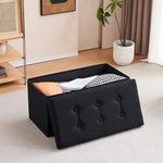 MXP Dream Storage Ottoman - Black