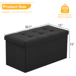 MXP Dream Storage Ottoman - Black