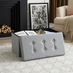 MXP Dream Storage Ottoman - Light Grey