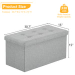 MXP Dream Storage Ottoman - Light Grey