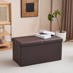 MXP Dream Storage Ottoman -Glossy Dark Brown