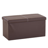 MXP Dream Storage Ottoman -Glossy Dark Brown